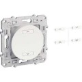 Schneider Odace - Emetteur RF - Blanc - 2 Boutons (Spécial Volets-Roulants)