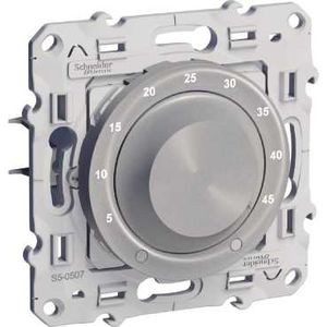 Schneider Odace thermostat Alu, 10 A pour plancher chauffant, livré avec sonde - Schneider Electric - S530507