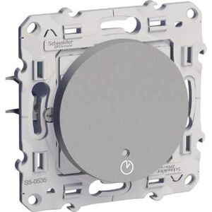 Schneider Odace interrupteur temporisé Alu, 1840 W/VA, griffes non montées