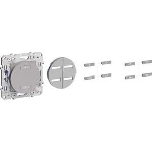 Schneider Odace émetteur RF Alu, 2 ou 4 boutons (scénario éclairage + volets-roulants)