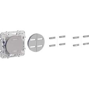 Schneider Odace combiné RF Alu, commande volets-roulants 3 A 690 W 3 fils