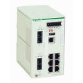 switch Ethernet managé standard - 6 ports cuivre - 2 ports fibre monomode