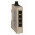 switch Ethernet non managé - 4 ports cuivre + 1 port fibre multimode