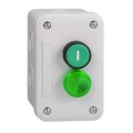 BOITE  BP VERT I 1 NO  VOYANT VERT LED 230V