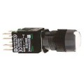 boutonpoussoir blanc diam 16 à impulsion affleurant 1F