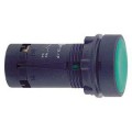 Bouton-poussoir vert Ø 22 - à  impulsion - 1f