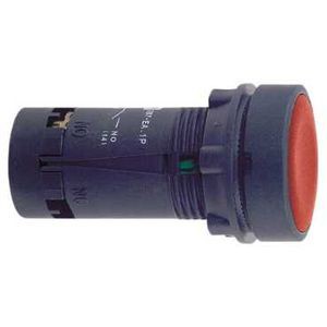 Bouton-poussoir rouge Ø 22 - à  impulsion - 1o