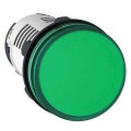 Harmony voyant rond - Ø22 - vert - LED intégrée - 24V - faston