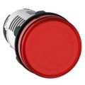 Harmony voyant rond - Ø22 - rouge - LED intégrée - 230V - faston