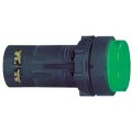 Bouton-poussoir lumineux vert Ø 22 - à  impulsion - 24 v- 1f