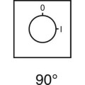 ETIQUETTE POUR COMMUTATEUR A CAME 0 1 46 X 46 MM