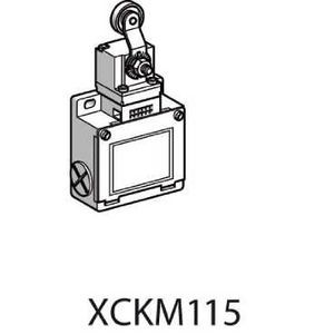 Interrupteur de position Telemecanique Sensors XCKM115 - Tête à galet métallique - 1NC+1NO - IP66