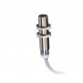 détecteur inductif XS5 cylindrique M12 Sn 2 mm câble 2m