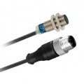 détecteur inductif XS6 cylindrique M12 Sn 5 mm connecteur M12 déporté