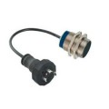 DETECTEUR INDUCTIF XS6 CYLINDRIQUE DIA30 SN 15 MM CONNECTEUR DIN DEPORTE 150MM