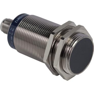 détecteur inductif XS6 cylindrique M30 Sn 15 mm connecteur M12