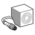 détecteur inductif XS7 - cubique forme C - Sn 15 mm - noyable - conn M12 déporté
