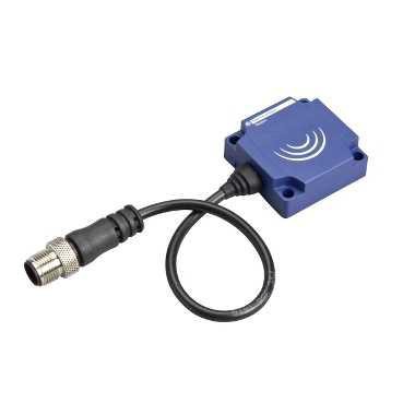détecteur inductif XS9 plat forme C Sn 15 mm connecteur M12 déporté