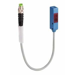 R 989 S N DETECTEUR PHOTOELEC MINIATURE RECEPTEUR BARRAGE NPN 10 30VDC 2M CABLE