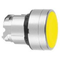 Harmony tête de bouton poussoir - Ø22 - colerette haute - jaune