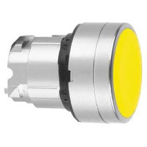Harmony tête de bouton poussoir + capuchon IP66 - Ø22- jaune