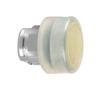 Harmony tête de bouton poussoir + capuchon IP69K - Ø22 - jaune