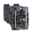 Harmony corps de bouton lumineux - Ø22 - incolore lampe BA9s 1O+1F
