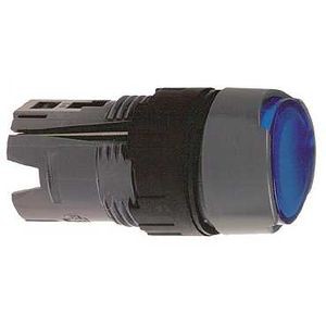 tête pour bouton poussoir lumineux diam 16 bleu