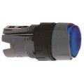 tête pour bouton poussoir lumineux diam 16 bleu