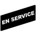 étiquette diam 16 8 x 21 mm EN SERVICE