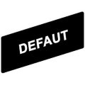 étiquette diam 16 8 x 21 mm DEFAUT