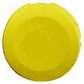 capsule lisse jaune pour poussoir lumineux rond diam 16