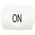 capsule lisse ON blanc pour poussoir rectangulaire diam 16