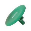 Harmony cabochon lisse I - vert pour poussoir rond Ø22