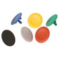 Harmony cabochon lisse - choix de 6 couleurs pour poussoir rond Ø22