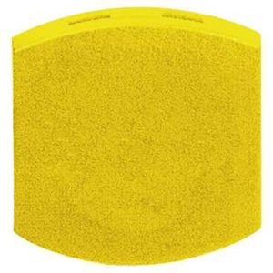 Harmony cabochon lisse - jaune pour poussoir carré Ø22