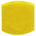 Harmony cabochon lisse - jaune pour poussoir carré Ø22