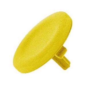 Harmony cabochon lisse - jaune pour poussoir rond Ø22