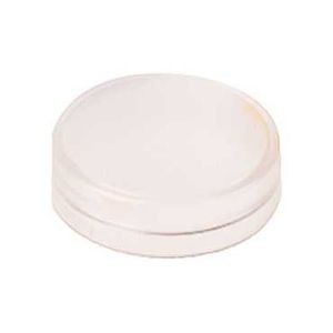 Harmony cabochon lisse - blanc - pour poussoir lumineux rond Ø22