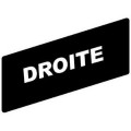 Harmony étiquette - Ø22 - 8 x 27 mm - DROITE