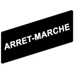 Harmony étiquette - Ø22 - 8 x 27 mm - ARRET-MARCHE