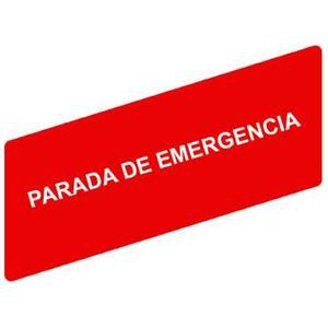 Harmony étiquette - Ø22 - 8 x 27 mm - PARADA DE EMERGENCIA