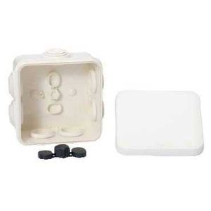 Boite de dérivation Schneider Mureva Box - IP55 + embouts 80x80x45 blanc