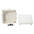 Mureva Box, boite de dérivation IP55 + embouts 105x105x55 blanc