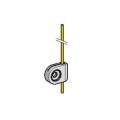 LEVIER TIGE RONDE ACIER   DIAM=3MM   L=125MM