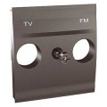 Schneider Unica Graphite couvercle TV/FM 2 modules