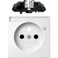 M-Plan Blanc, kit contrôle tension pour prise de courant (enjoliveur + voyant)