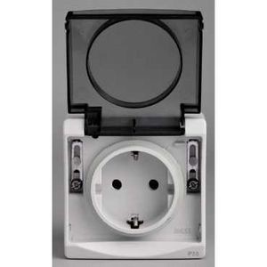 PC 2P+T VDE gris