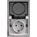 PC 2P+T VDE gris