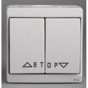 Cde volet roulant autom. Blanc